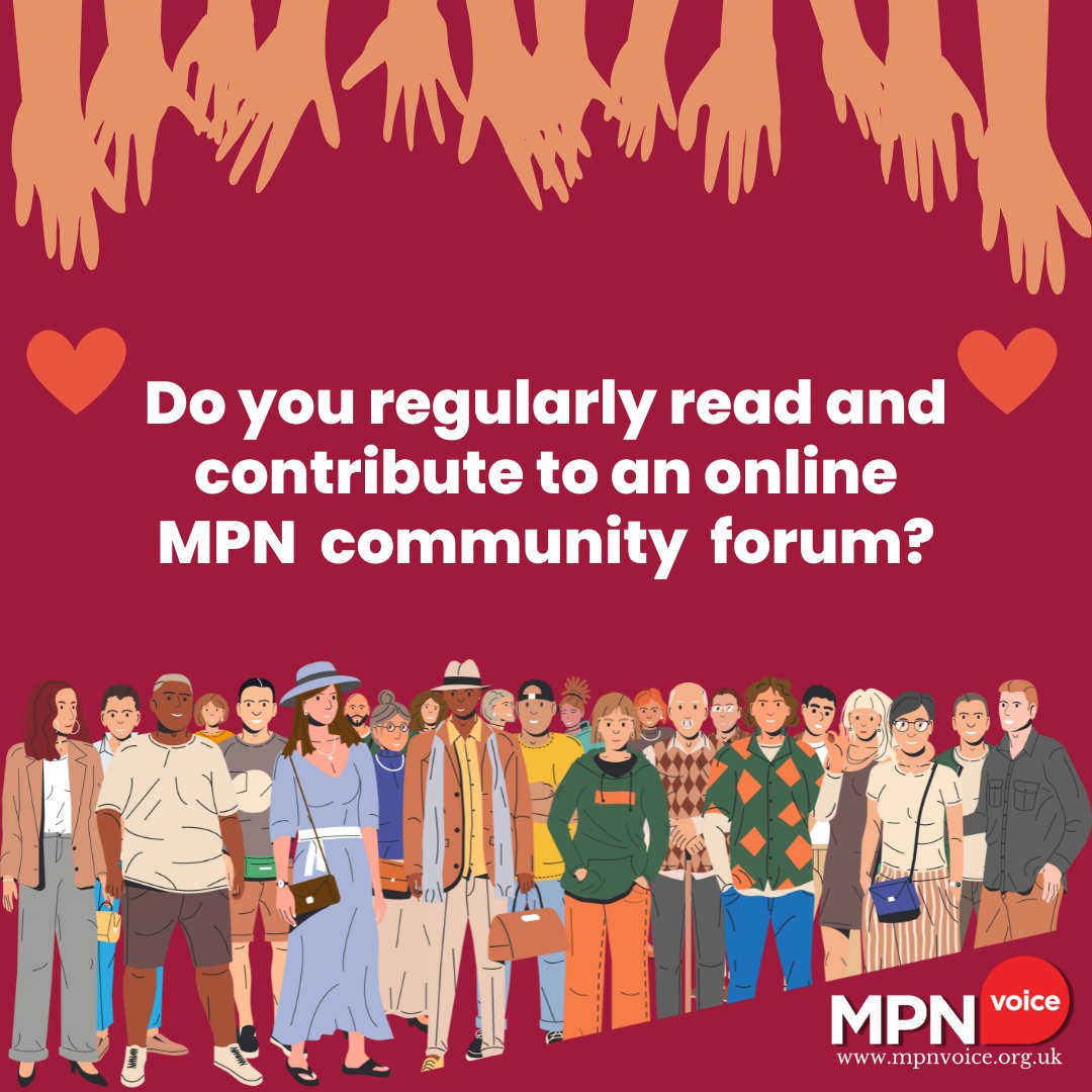 What community forums do you all use? 

#mpnvoice #myloproliferativeneoplasm #polycythemiavera #essentialthrombocythemia  #myelofibrosis #bloodcancerawareness #community