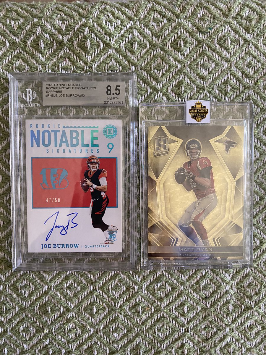 FS/FT Looking to trade up for a Tlaw or Jalen Hurts

Burrow $1k or $1.1k TV
Matty Ice 1/1 $200 or $250 TV

<a href="/TheHobby247/">The Hobby 24/7</a> <a href="/sports_sell/">@SPORTS_SΞLL</a> <a href="/HobbyConnector/">The Hobby Connector ™</a> @HiveRetweets <a href="/Hobby_Connect/">Hobby Connection(Colton)</a> <a href="/sports_sell/">@SPORTS_SΞLL</a> @ILOVECOLLECTIN1 <a href="/CardHobbyRTs/">Card Hobby Retweets</a> <a href="/CardboardEchoes/">CardboardEchoes</a>