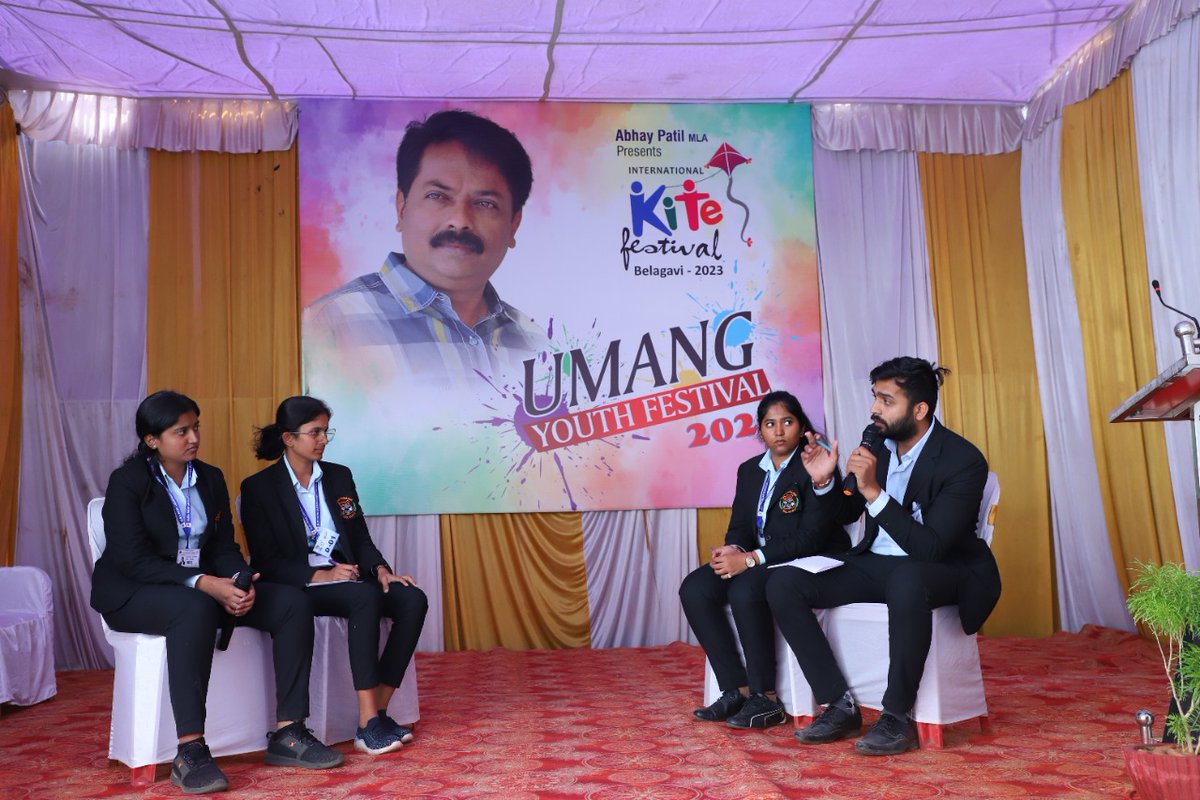iamabhaypatil's tweet image. "Umang Youth Festival" an integral part of Belgaum International Kite festival was conducted today at Malini City. Few glimpses of Elocution and debate competition.

#malini
#malinicity
#bikf
#belgauminternationalkitefestival
#bikf2023
#kite
#kitefestival
#kitefestival2023