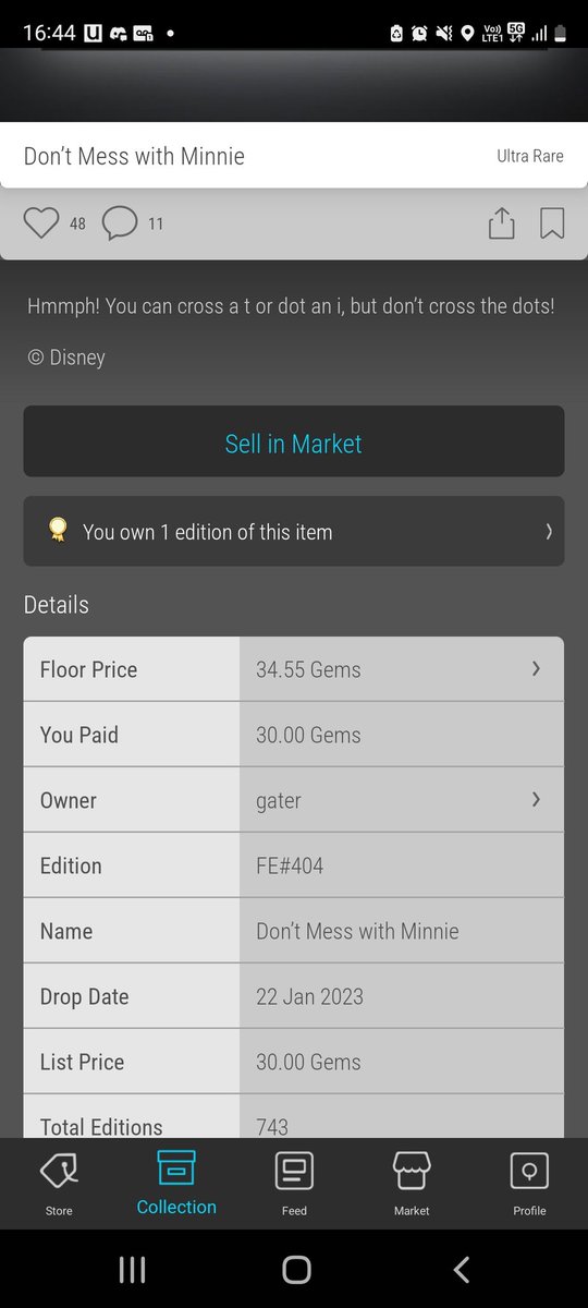 mgater85's tweet image. 404 mint ur . Happy with that @veve_official