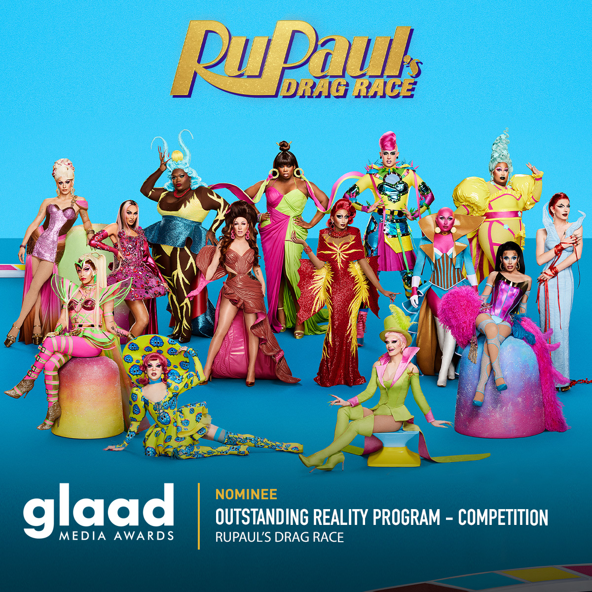 WorldOfWonder's tweet photo. Thank you @glaad for recognizing #GettingCurious with @jvn and #DragRace S14 with nominations at the 34th Annual #GLAADAwards! 💗 

Check out the full list of nominees announced by Season 15 stars @sashacolby and @SalinaEstitties now on @deadline 💕 https://t.co/18n89Ei1qo https://t.co/JpbQBpCJIr