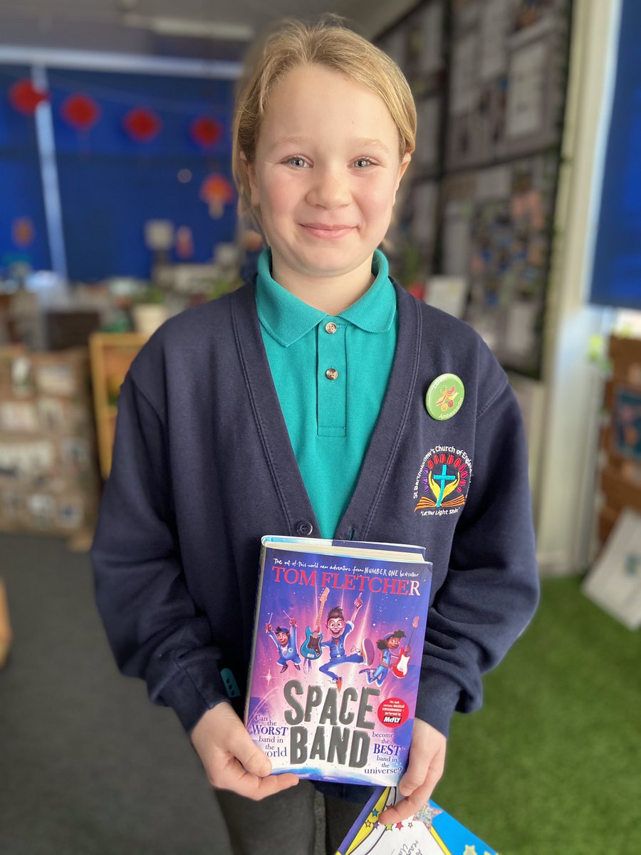 We have another golden coin winner! Well done for improving your fluency and confidence whilst reading to the class. We are SO proud! #reading #readingvendingmachine #stbarts