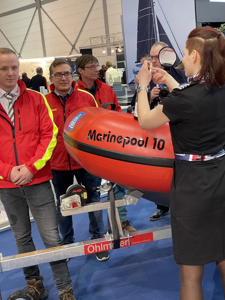 SamRFortescue's tweet photo. Good to be back at the boot Düsseldorf after a two year absence. Not as busy as usual but still plenty to see #boot2023 #bootdüsseldorf https://t.co/UYrDt61vxc