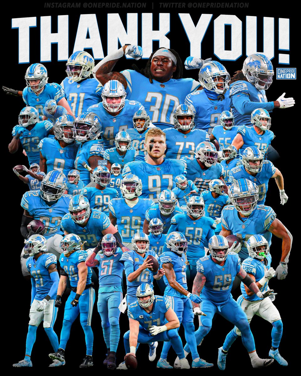 onepridenation's tweet photo. Thank you to the Lions players for everything this season! 💪 #Onepride https://t.co/krXbtQzIse