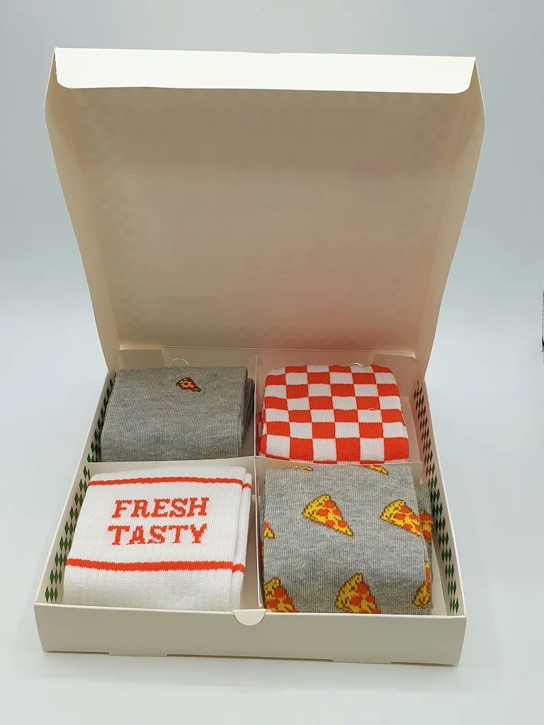 HWrapped's tweet image. Pizza Socks Box by @HWrapped
 buff.ly/3ZRVLJQ

#giftideas #ValentinesDay #happiness
