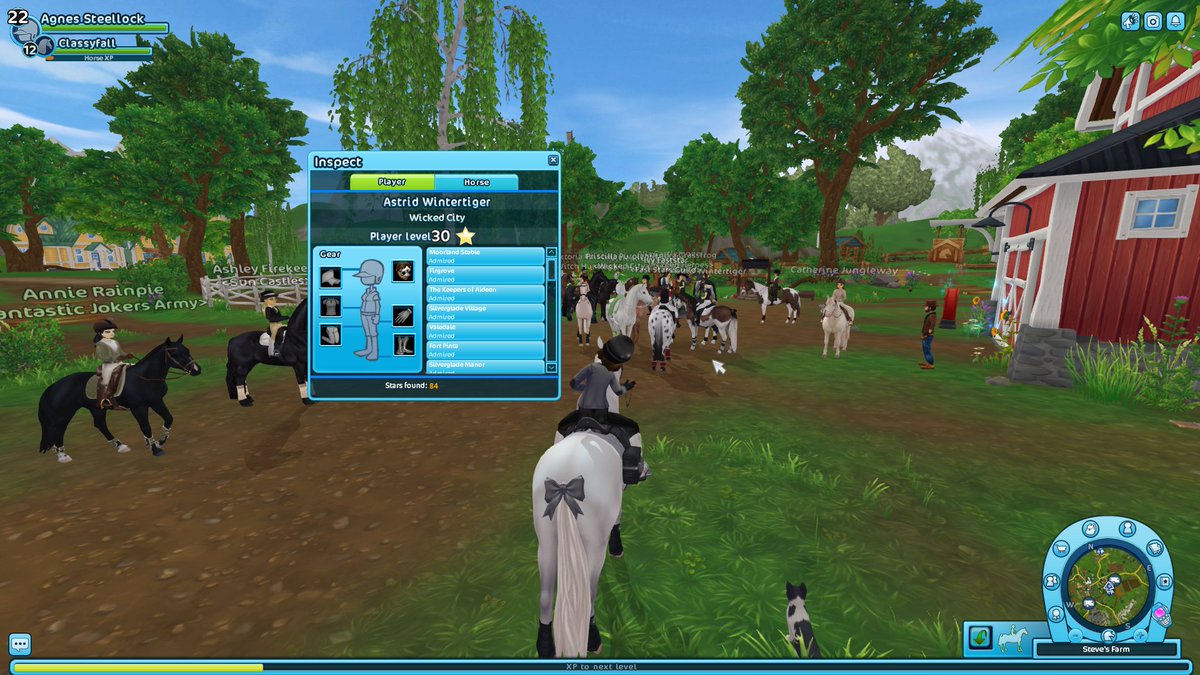 Little_Laineth's tweet photo. @StarStable ? Same girl as yesterday with the morgan now has a level 30. Isnt this something you should worry about? Still on same server EE3. Already reported her for the morgan. Shouldnt she be banned already?

Photo send to me from one of our club members. https://t.co/TCLdR4C79G