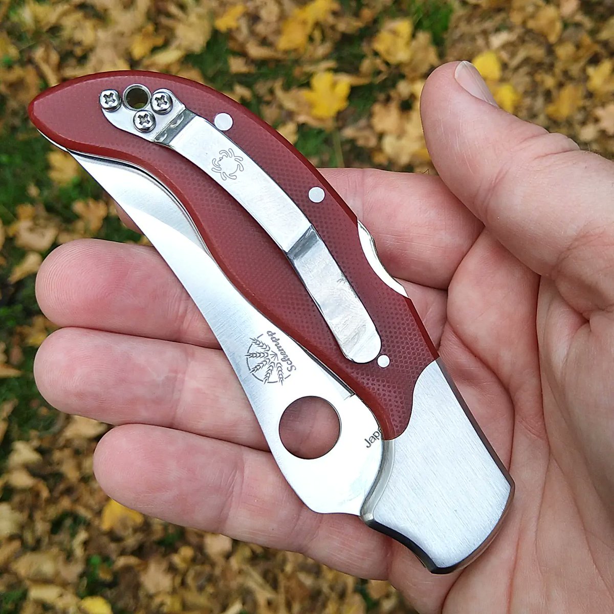 spydercollector's tweet photo. A few more shots of the incomparable #spyderco #edschempp #sprintrun #persian. https://t.co/EuSk4OyWyP