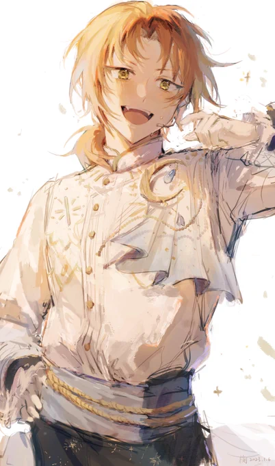 画了#あんスタ #月永レオ 