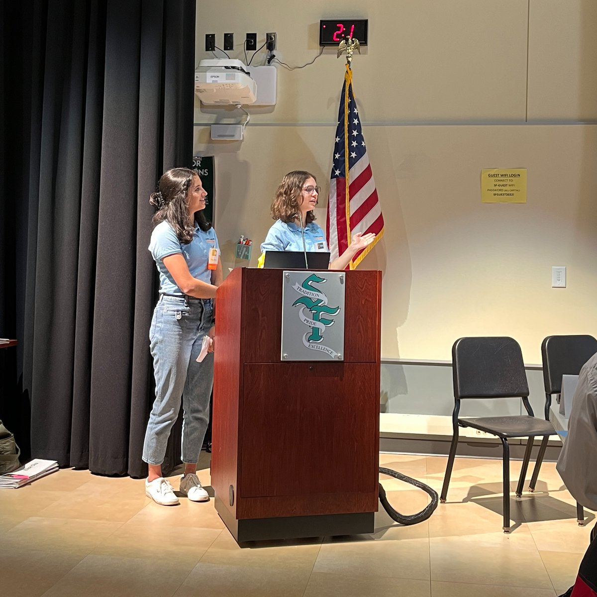 BuzzBand_US's tweet photo. On January 16th we attended TRETC to participate in the showcase and pitch competition. It was an amazing opportunity to make new connections and practice our presentation skills. Thank you @TRETC2023 for having us!

#frc #firstrobotics #womeninstem #lemelsonmit #STEMeducation https://t.co/rPFMqaTSAO