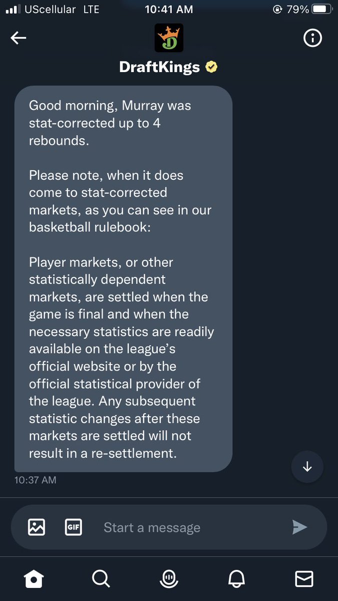 Jaredjeffery's tweet photo. I strongly encourage anyone using DraftKings to delete the app and switch to a different book. Keegan Murray had 4 rbs last night. DK graded my SGP a loss. I reached out and they say this is standard. (1/3) #DraftKings #GamblingTwitter @DraftKings https://t.co/FaU5YBhOh5