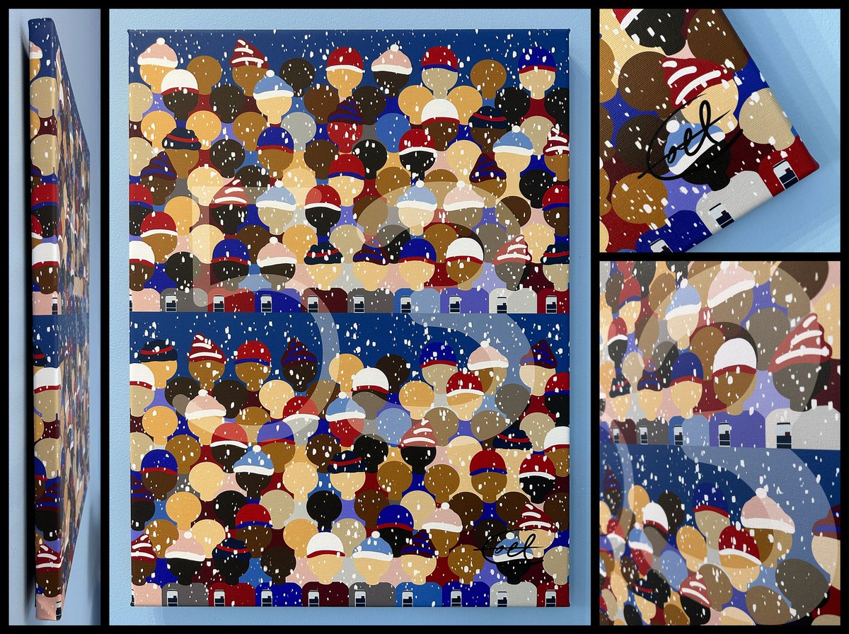 BuffaloBigPrint's tweet photo. All proceeds from Cody’s Elniski's "Color Blind" stretched canvas will go towards Damar Hamlin’s charity, Chasing M's Foundation Community Toy Drive. 
Follow on instagram @coel_abstracts https://t.co/3cmAR7ZUxp