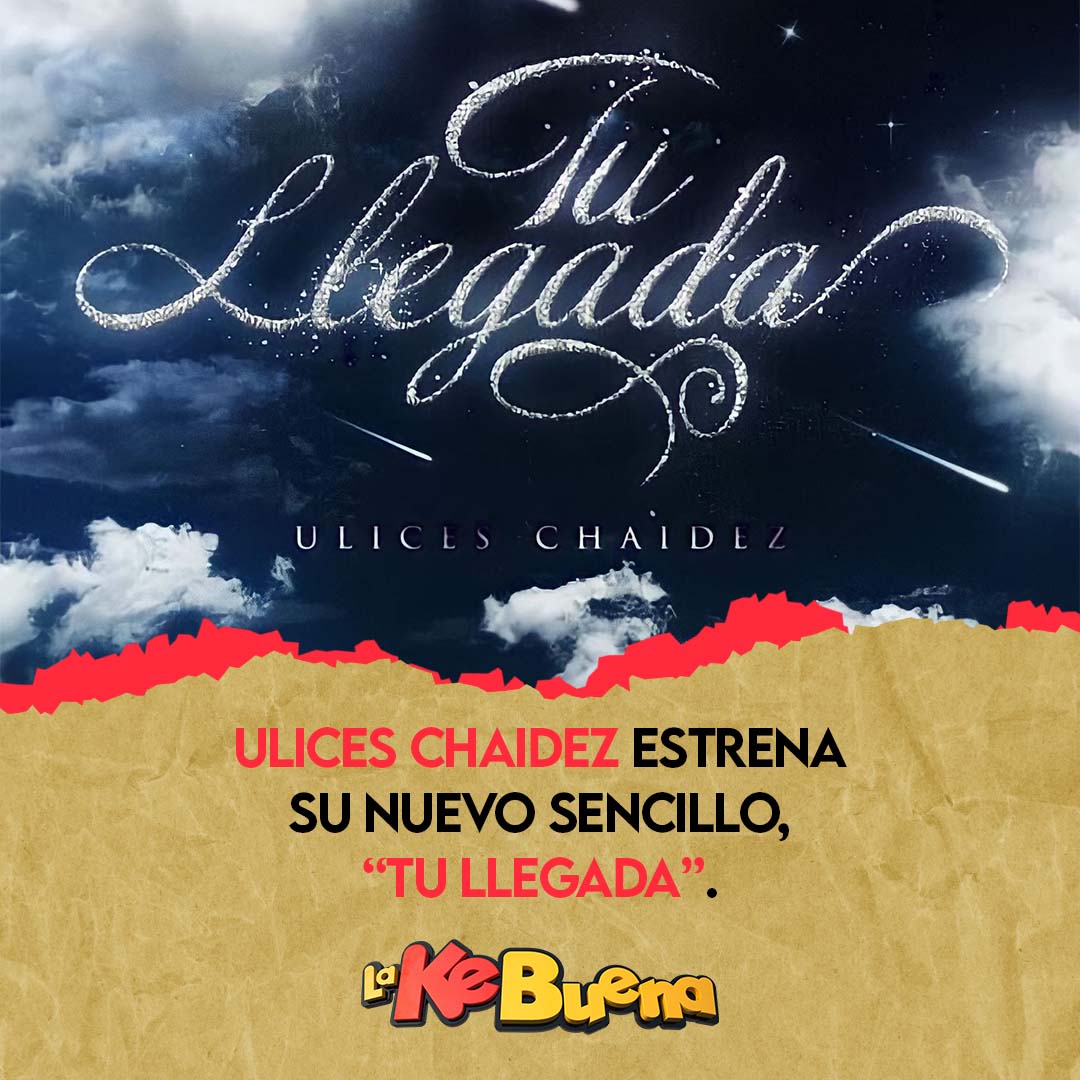 kebuenaoficial's tweet photo. #KeBuenotas | ⭐️ #TuLlegada de Ulises Chaidez es el tema que debe de sonar en tu fiesta de hoy. ⭐️
Disponible en plataformas digitales.🎵
¡Aquí Suena LaKeBuena! https://t.co/7qdWMOZbCh