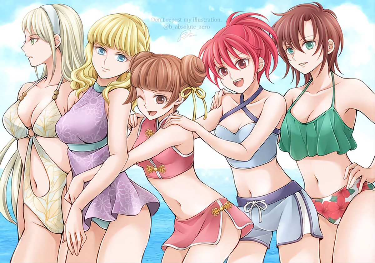 ShokoSaintiaSS's tweet photo. Dia na praia com as meninas. ♡ 

@XiaoMythologySS 
@AliciaMythology https://t.co/qJi75SVhkU