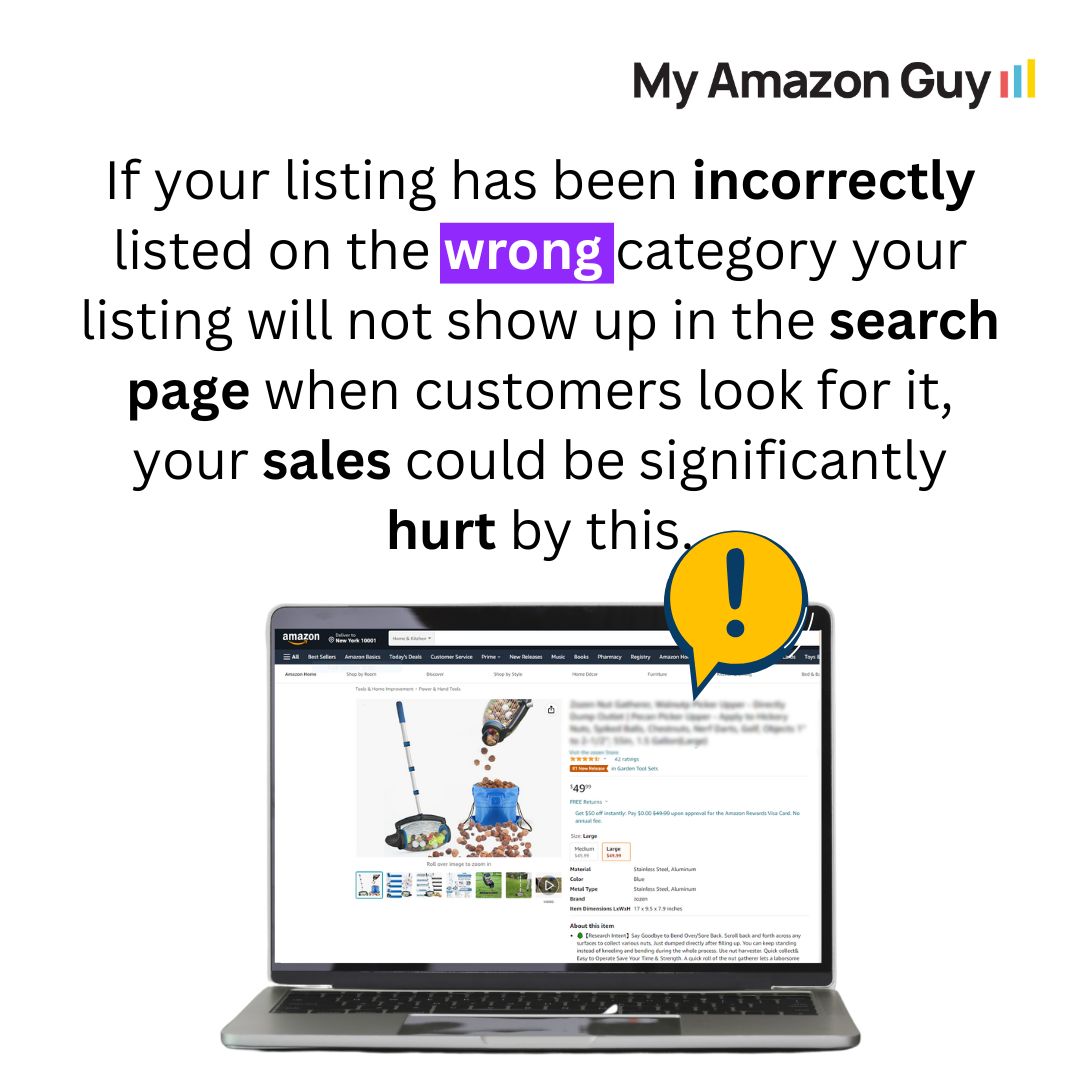 MyAmazonGuy's tweet image. Are your Amazon listings currently listed under a category that does not match your product? My Amazon Guy can help!

Click here to get started👇
myamazonguy.com/amazon-listing…

#amazonlisting #amazonsellerhelp #amazonsupport #amazonfbaseller #amazonexpert #amazonbusiness