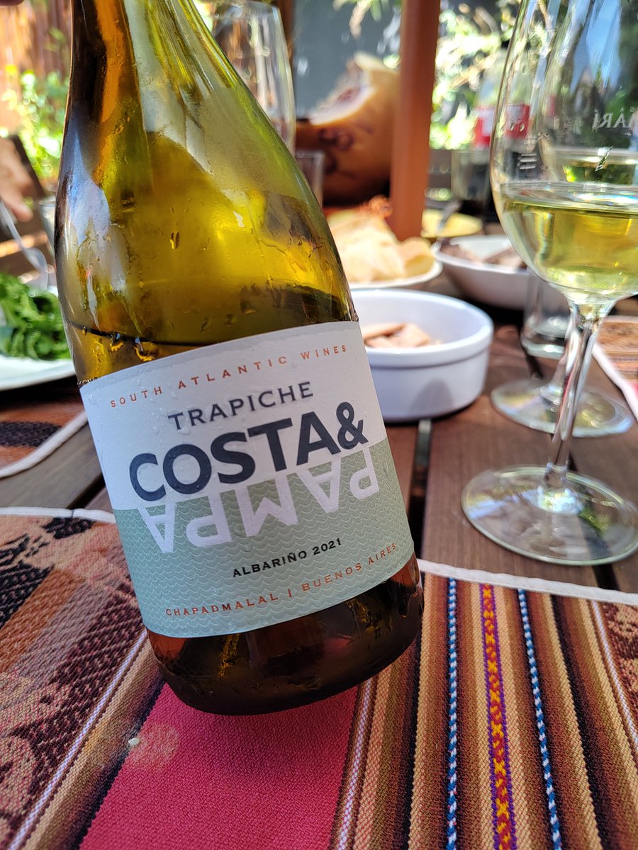 Qué rico Albariño, cada añada se va superando. Costa&amp;Pampa 2021 <a href="/EzequielOrtego/">Ezequiel Ortego</a> <a href="/TrapicheWines/">Trapiche Argentina</a>