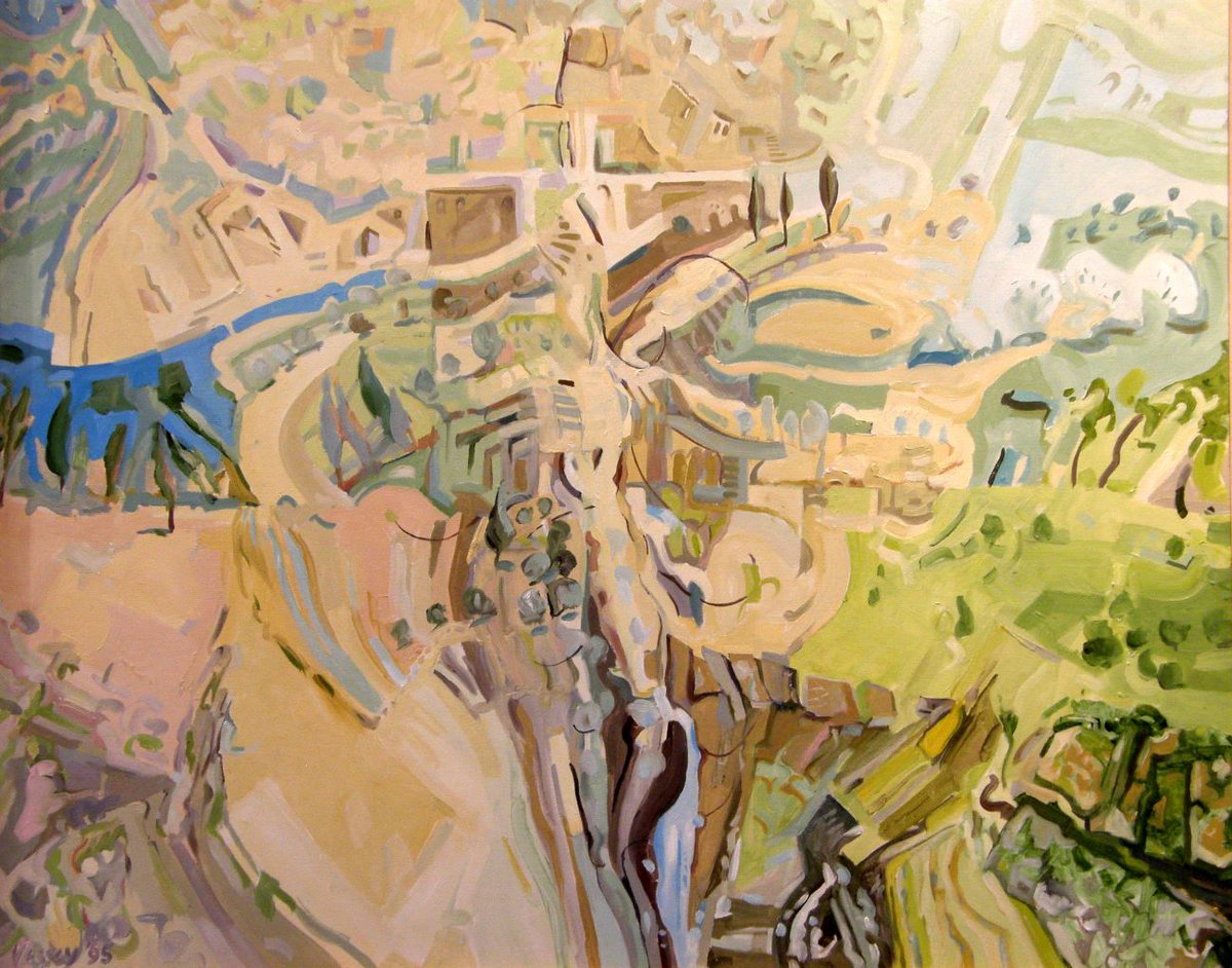 goArtWay's tweet photo. This painting was the fruit of a visit to Assisi ... Read more: https://t.co/pMiBhty0Gp https://t.co/iC1LMOXtlt