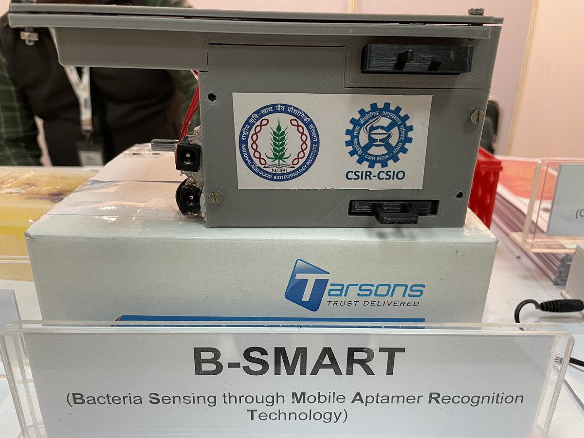 nitesh01nishu's tweet photo. Delighted to be a part of New Age Technology Show @iisfest , Checkout our new development of two instrument # BACTOSENSE and #B-SMART for on-site bacterial detection @NitinLab_NABI @NABI_India https://t.co/BD3GcM3Bk7