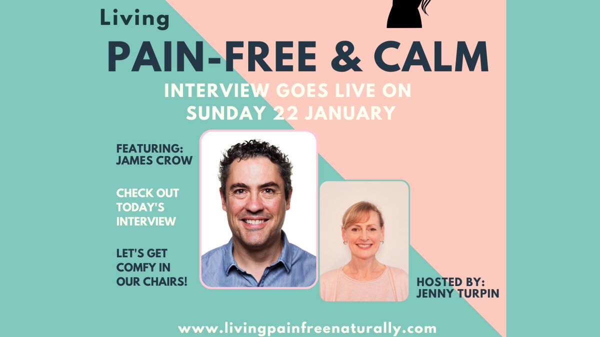 Just for today (or longer if you upgrade!) you can catch my interview on this summit - and grab FREE access to my free gift giving you full lifetime access to one of my popular online courses. Take a look for yourself -
summit.livingpainfreenaturally.com/James-Crow

#wellness #wellbeing #painrelief