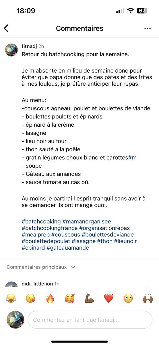 nadjmaADOUM's tweet photo. #BatchCook #batchcooking #mealprep #organisationrepas https://t.co/xUfXXap1DT