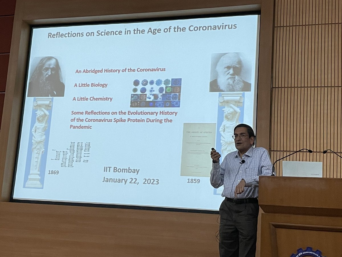 Sreelaja Nair (@nsreelaja) on Twitter photo Professor Balaram`s Keynote talk at Genvision 2023 <a href="/BsbeIitb/">Biosciences & Bioengineering, IIT Bombay</a> <a href="/iitbombay/">IIT Bombay</a>
Learned about Dorothy Hamre being the first scientist to have discovered and characterised coronavirus
Left with the distinct feeling that I must read more, more than I do now Professor Balaram`s Keynote talk at Genvision 2023 <a href="/BsbeIitb/">Biosciences & Bioengineering, IIT Bombay</a> <a href="/iitbombay/">IIT Bombay</a>
Learned about Dorothy Hamre being the first scientist to have discovered and characterised coronavirus
Left with the distinct feeling that I must read more, more than I do now