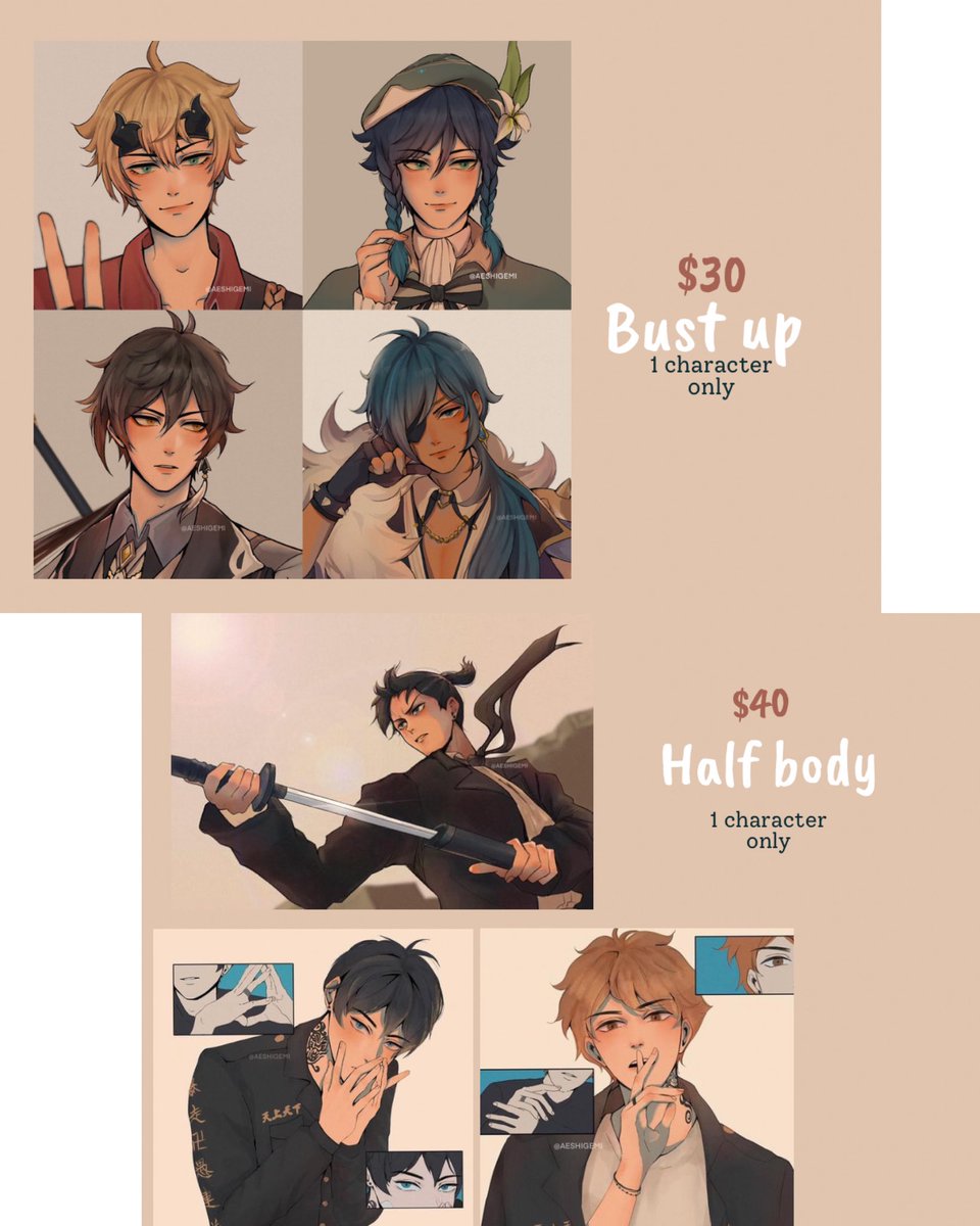 hey guys i’m currently open for another commission to support my tuition this time. 

please rt to spread 🥹❤️ thank you! link of the order form below!!
