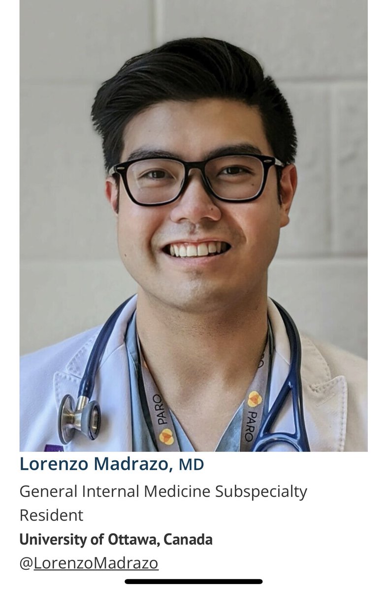 Ottawa GIM (@gimottawa) on Twitter photo The Ottawa GIM program is THRILLED that our <a href="/LorenzoMadrazo/">Lorenzo Madrazo</a> was selected as one of the 2023 <a href="/ICREConf/">International Conference on Residency Education</a> chief residents!!!! Wooohoooo!!! #Halifax2023 The Ottawa GIM program is THRILLED that our <a href="/LorenzoMadrazo/">Lorenzo Madrazo</a> was selected as one of the 2023 <a href="/ICREConf/">International Conference on Residency Education</a> chief residents!!!! Wooohoooo!!! #Halifax2023