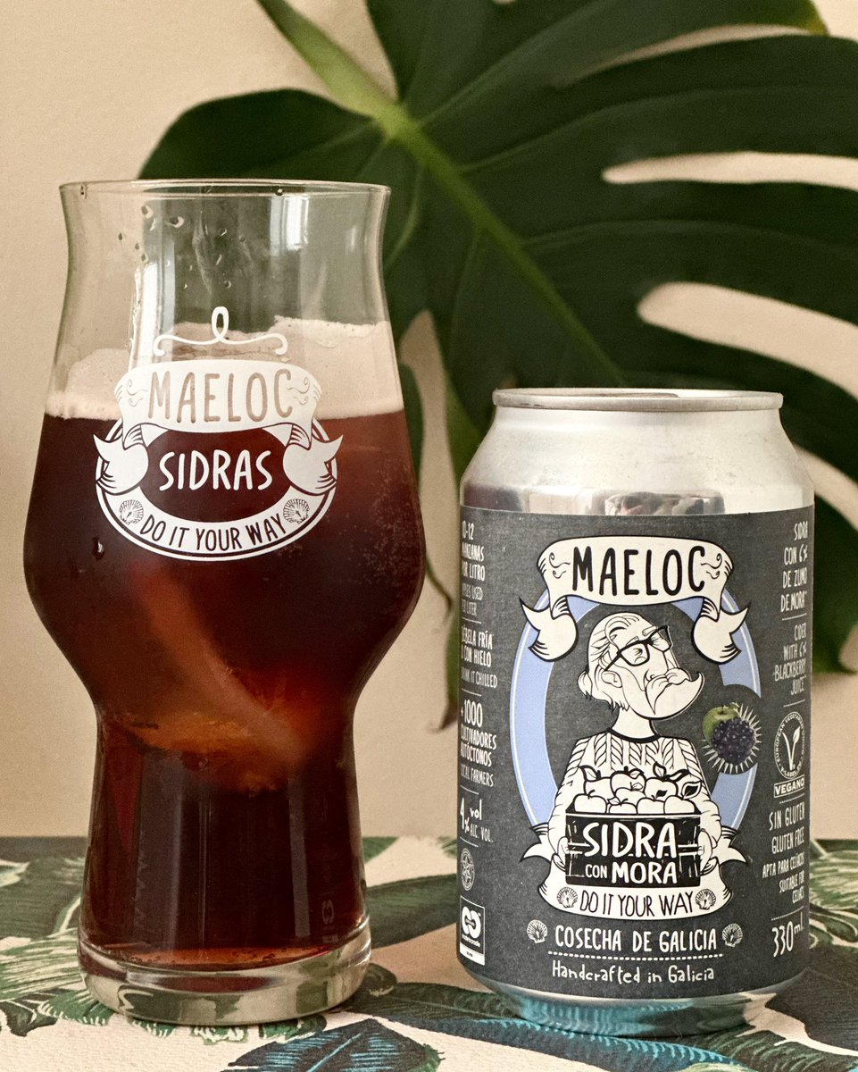 maelocway's tweet photo. Enamorados de nuestra sidra de mora Maeloc.
Elaborada utilizando de 10 a 12 manzanas por litro y con un 6% de zumo de mora. 🍏🍎🫐🍾
Un toque de sabor dulce al mismo tiempo que muy refrescante.
#domingosconMaeloc #sidramaeloc #sidragallega #cosechadegalicia #sidrademora https://t.co/DXvRSDpe6T