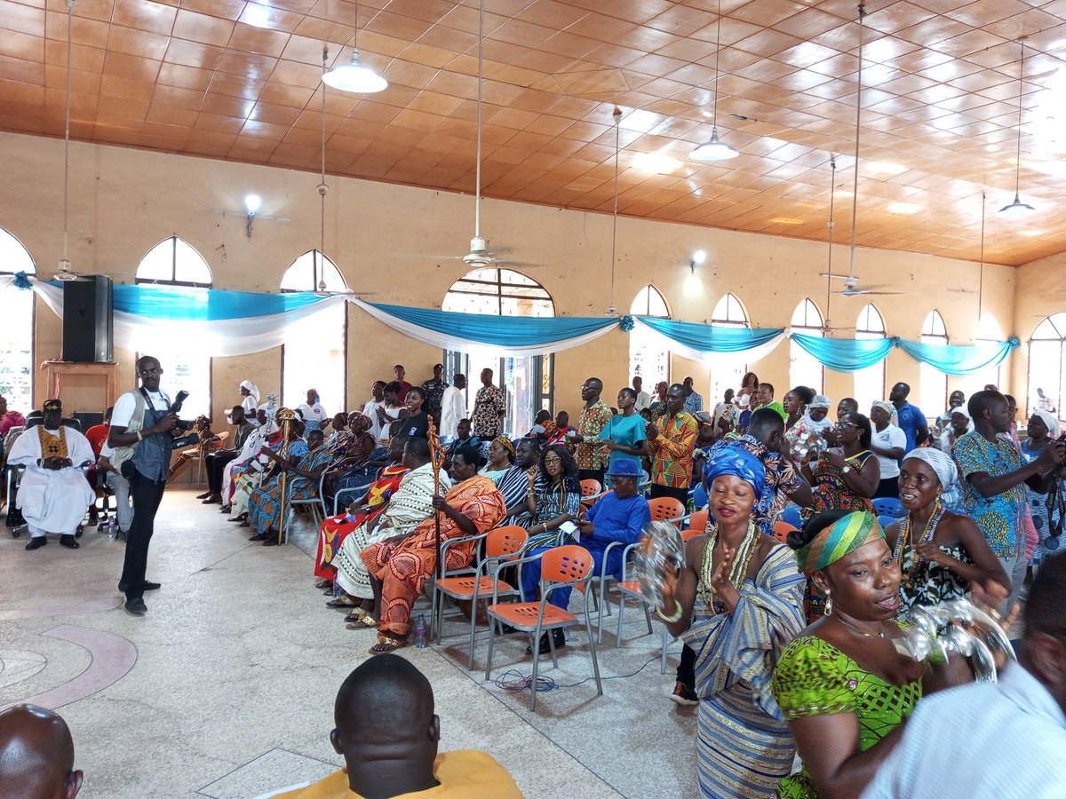 Adeakye1's tweet photo. The launch of the Angmortey Yohuno Foundation at the Apostolic Church Ghana, Djaba Road #Somanya Ghana. https://t.co/21gpRUcgxN