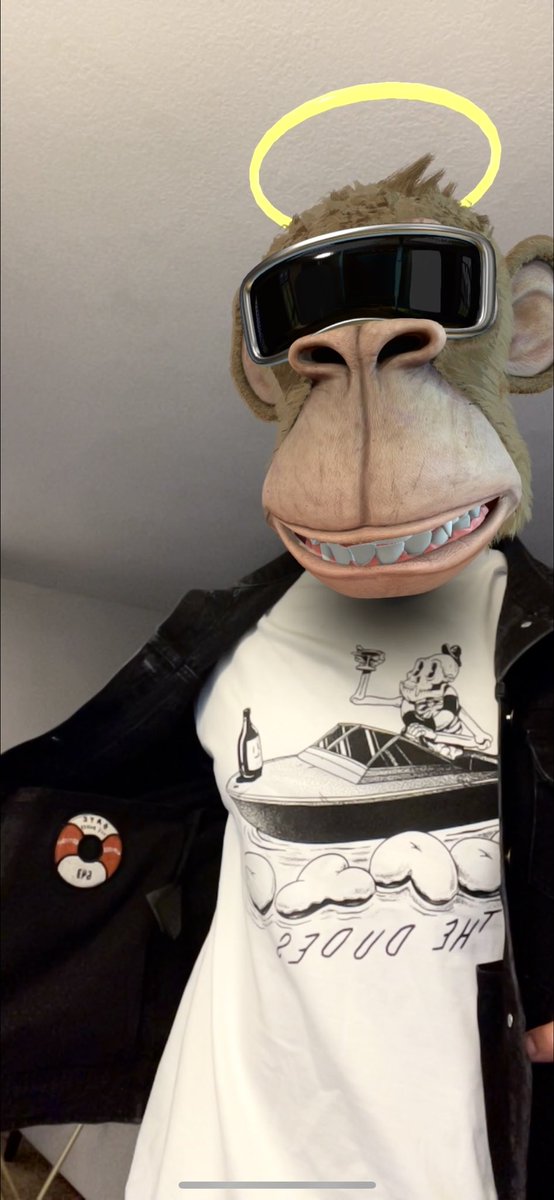 FF_V12's tweet photo. Another successful merch drop from @BoredApeYC🍌

• Amazing quality
• Fitting is perfect
• Organic Cotten is extremely comfy

How do I look? (First selfie)🤳 https://t.co/GY3y9FFZw6