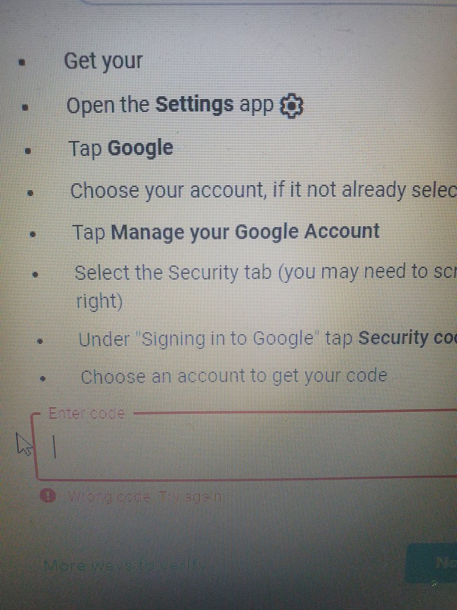 1honeydee's tweet photo. @TeamYouTube I managed to get the code on my phone but keep saying both codes are wrong https://t.co/TtDKEOtZwI