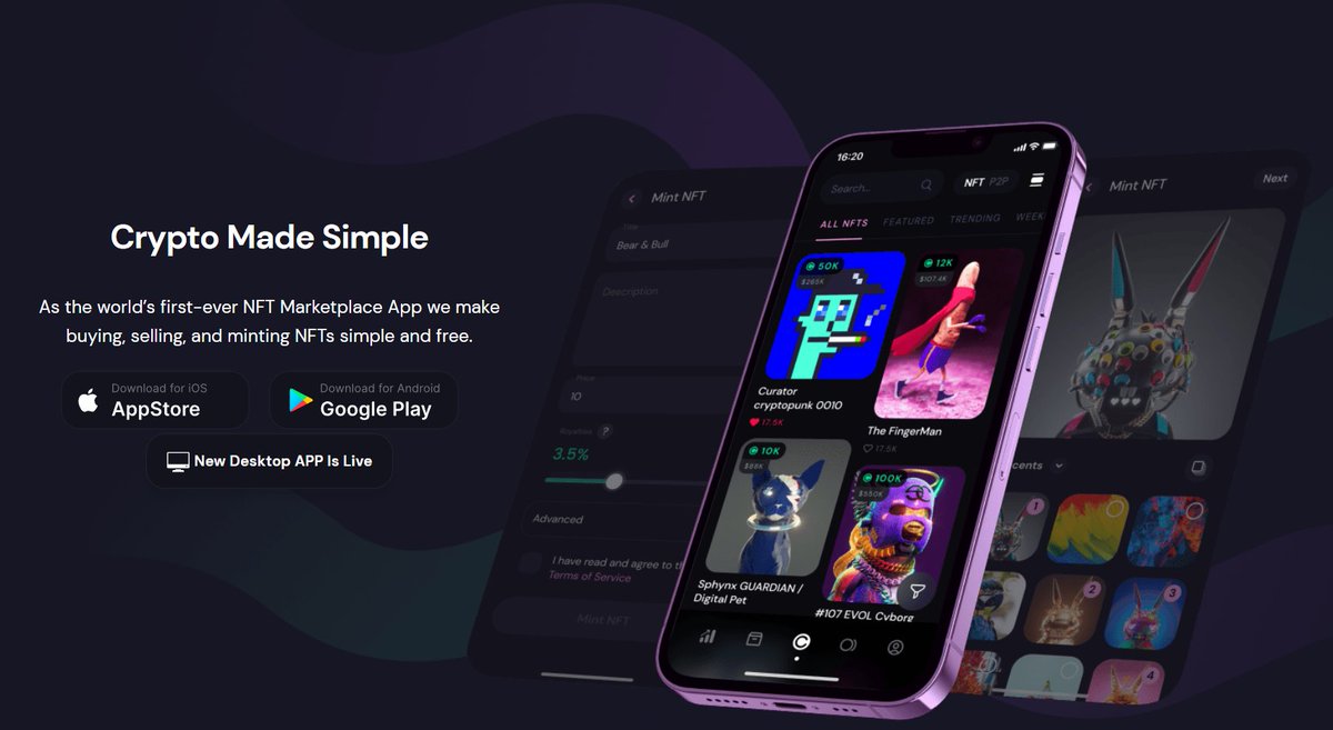 _qacem's tweet photo. 2/ Lets start with the main features of $XCUR
1. #NFT marketplace
2. #dApp both android ios and pc
3. #XCURSION
4. Launchpad https://t.co/pnIBd6L9Yy