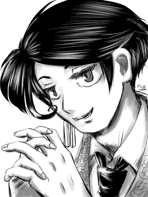 #オリキャラは性癖の見本市眼鏡とか帽子とか…個性的な髪型とか…? 