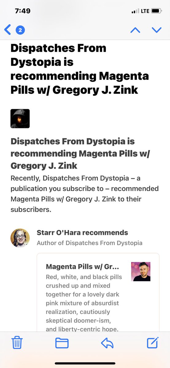 CXZellers's tweet photo. Honoured to be tangentially connected to @Technate2051 &amp; her “Dispatches from Dystopia” @substack

Check out Starr’s brilliant work on EBA (Extremists Being Awesome)

Its a productivity group that helps anarchists unfuck the future:

https://t.co/AKdiLmOL14 https://t.co/oeUrXEgTtq