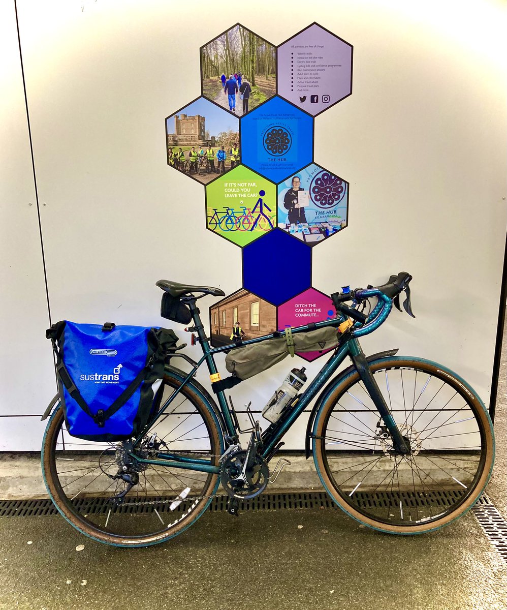 Business travel doesn’t need to be dull. Every bike ride is an adventure 🙌 En route to some training by <a href="/CyclingScotland/">Cycling Scotland</a>  #multimodal #activetravel <a href="/Travelhubkk/">Active Travel Hub Kilmarnock</a> <a href="/SustransScot/">Sustrans Scotland</a>
