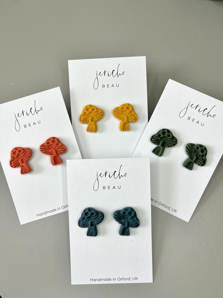 Look what we have just added to the collection toadstool 🍄 earrings #smallbusinessowner #jericho #jewellery #2for15