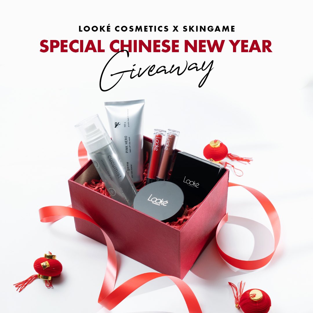 lookecosmetics's tweet photo. 🧧𝐁𝐀𝐆𝐈-𝐁𝐀𝐆𝐈 𝐀𝐍𝐆𝐏𝐀𝐎 𝐒𝐏𝐄𝐂𝐈𝐀𝐋 𝐂𝐇𝐈𝐍𝐄𝐒𝐄 𝐍𝐄𝐖 𝐘𝐄𝐀𝐑 𝐋𝐎𝐎𝐊É 𝐗 𝐒𝐊𝐈𝐍𝐆𝐀𝐌𝐄 🧧

Rules:
🧧 Wajib follow &amp; mention @lookecosmetics &amp; @skingameofc
🧧 🔁 + ❤️ twit ini
🧧 Reply twit ini dengan wish kamu di tahun ini

Gong Xi Fa Cai Goddess! https://t.co/IomXW89gzz