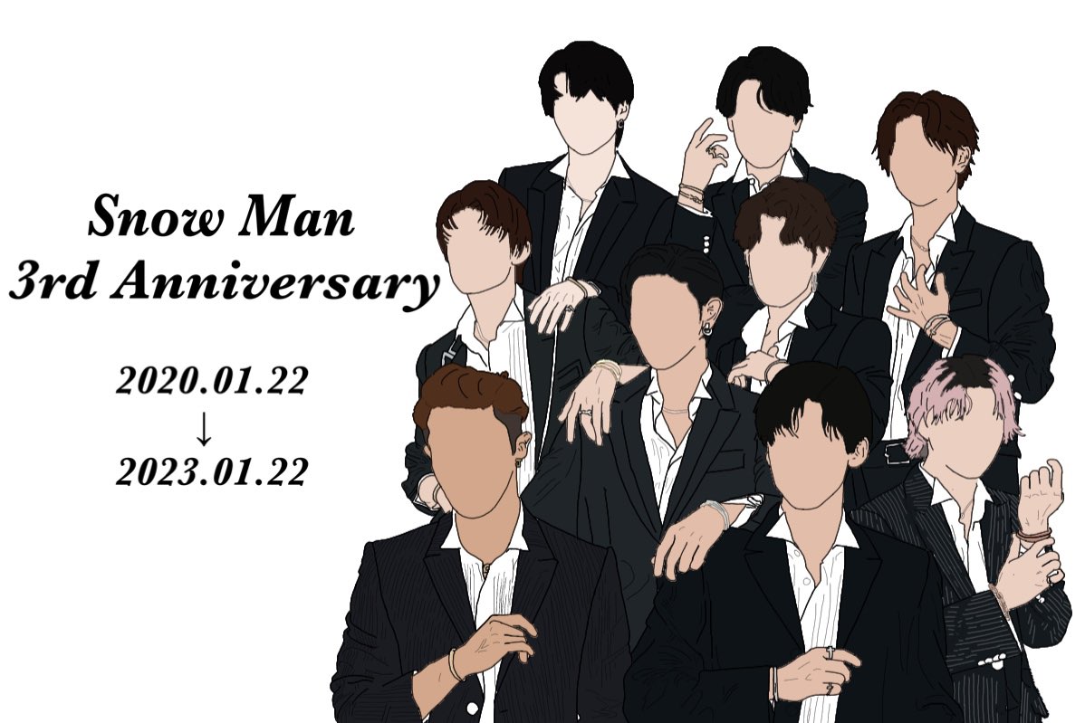 _AokiSara's tweet photo. #SnowManデビュー3周年
 #SnowMan3rdAnniversary https://t.co/iR236lfnM9
