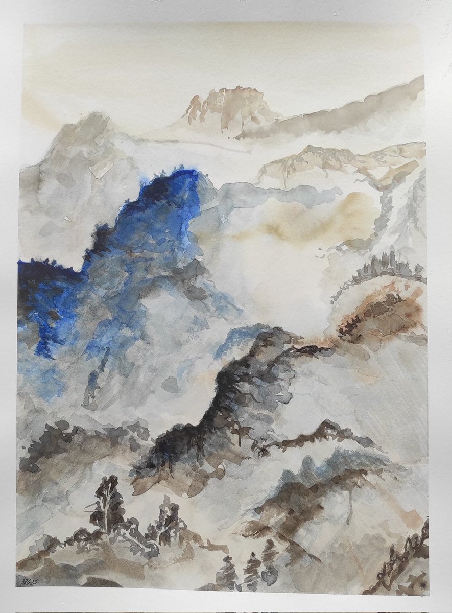 esedinet's tweet photo. Faraway in an asian dream. #artistsontwitter #Watercolor #Esedi #Borron ARG @esedinet Dargon https://t.co/phUzaOfvuX