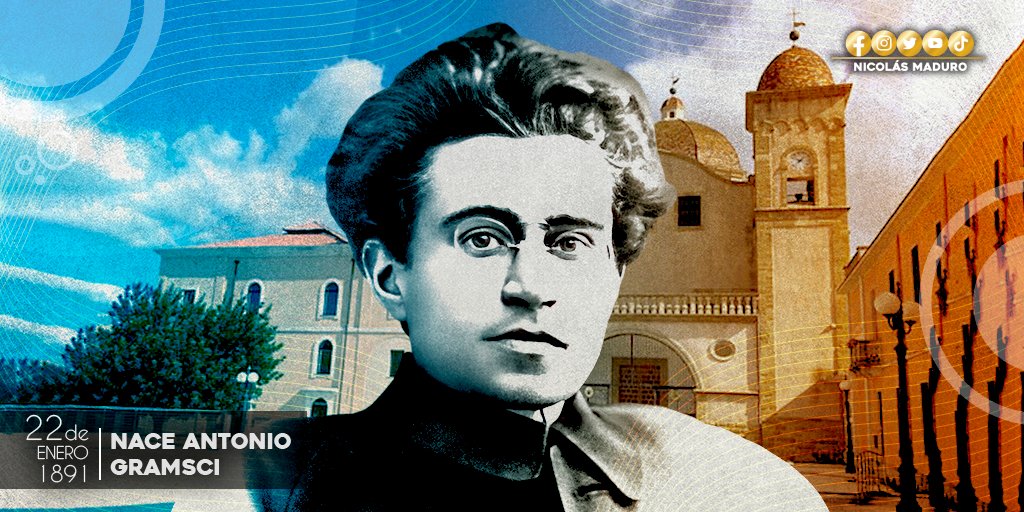NicolasMaduro's tweet photo. El estudio del pensamiento de Antonio Gramsci es imprescindible para todos los que damos la batalla diaria por hacer realidad el proyecto socialista, sus ideas son un aporte insustituible para el análisis y la comprensión del desafío que representa construir la Patria Nueva. https://t.co/BfpcObRIZb