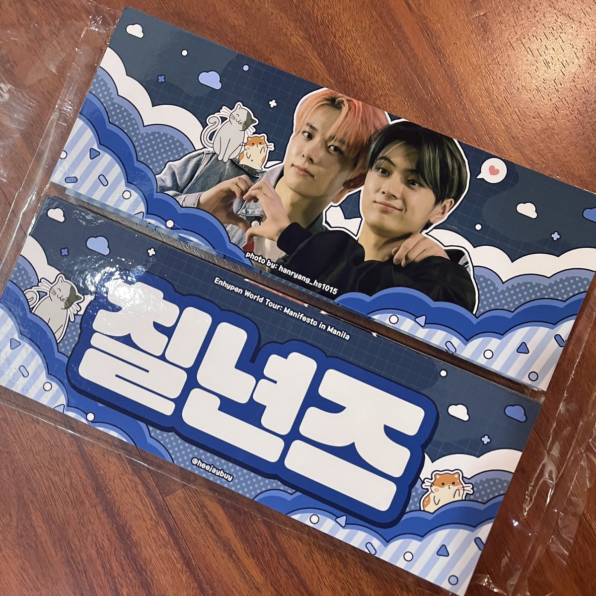 heeejaybuy's tweet photo. ☆ #MANIFESTO_IN_MANILA ☆

hello, everyone ☻ my 7yearz hand banners have finally arrived !! these will be given out on february 3-5, looking forward to meeting you all next month 🐈‍⬛🐹 https://t.co/HqC83VhtHP