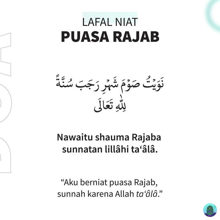 💚 jangan lupa ajak temen2 muslim yg lain puasa rajab... udah masuk bulan rajab nihh 😊