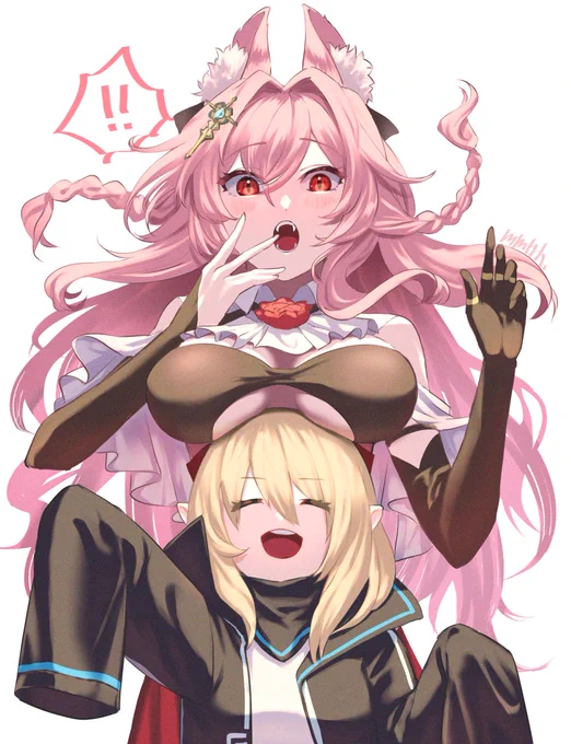 「巨人の国にぃ〜…来たーーーーッ!」(この後滅茶苦茶許された)#アークナイツ   #明日箱舟 
