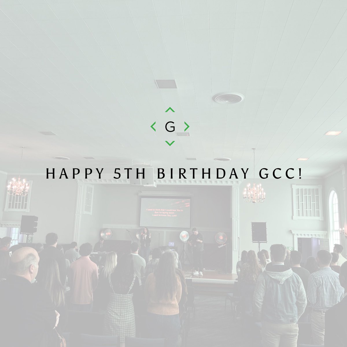 ForGreenville's tweet photo. Happy birthday GCC! See ya at 9 or 10:45 as we celebrate all God has done! #ForGVL https://t.co/nr6NsqIgAv