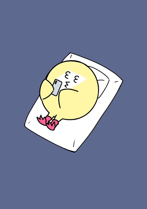 睡眠不足なトリさん 