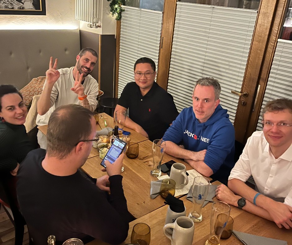bake_io's tweet photo. When work and play collide, productivity skyrockets! Here we are at our offsite in Germany.
#teamwork #offsite #Germany #cryptocompany #cryptooffice #companyculture #teammeeting https://t.co/Ga29H6bkNP