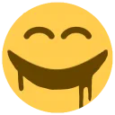 Discordで「もっとなんかニチャアって笑ってる顔文字ほしいな」って思ったので改変して作りました(?)お好きにご利用ください(??) 