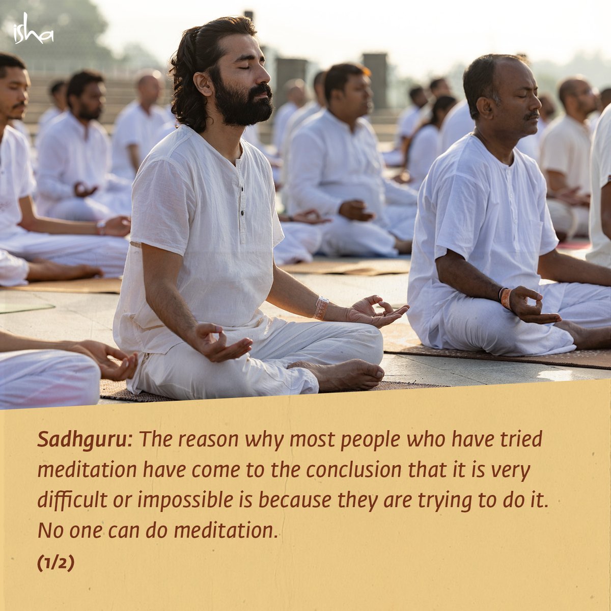 Isha Foundation tweet media