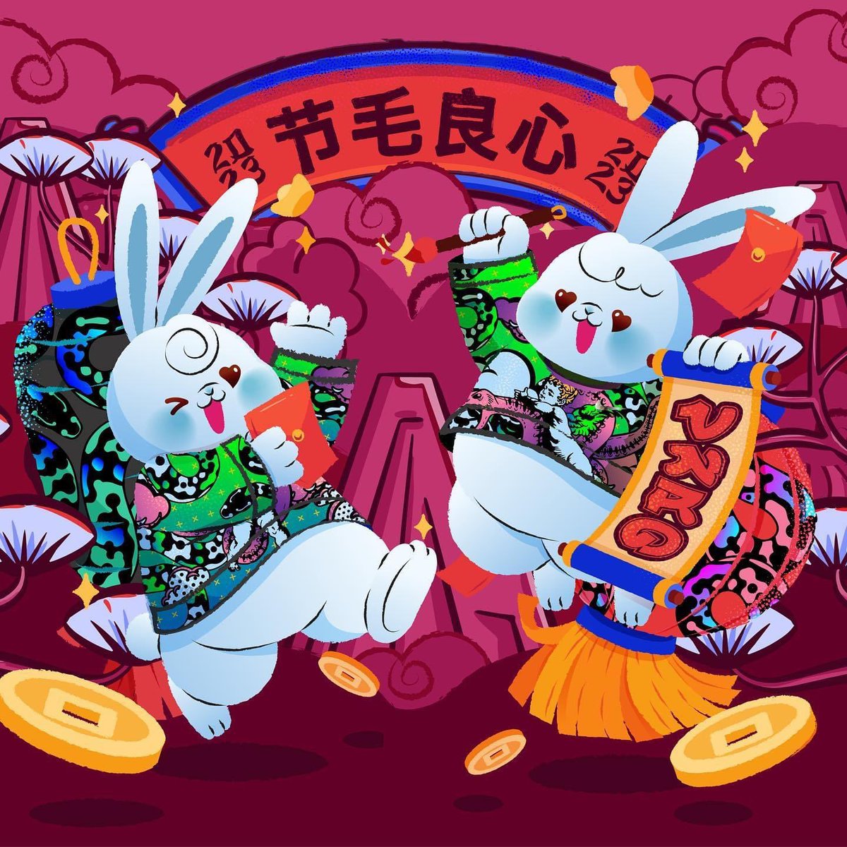 fuetete's tweet photo. Bienvenido año del conejo 🐇💧 / que sea un gran año de esperanza, prudencia y de mucha comunicación ✨⛩ #añonuevochino #vnro #añodelconejo #conejodeagua #vnrotevnro #lunaryear https://t.co/Bi9E3M4Iys