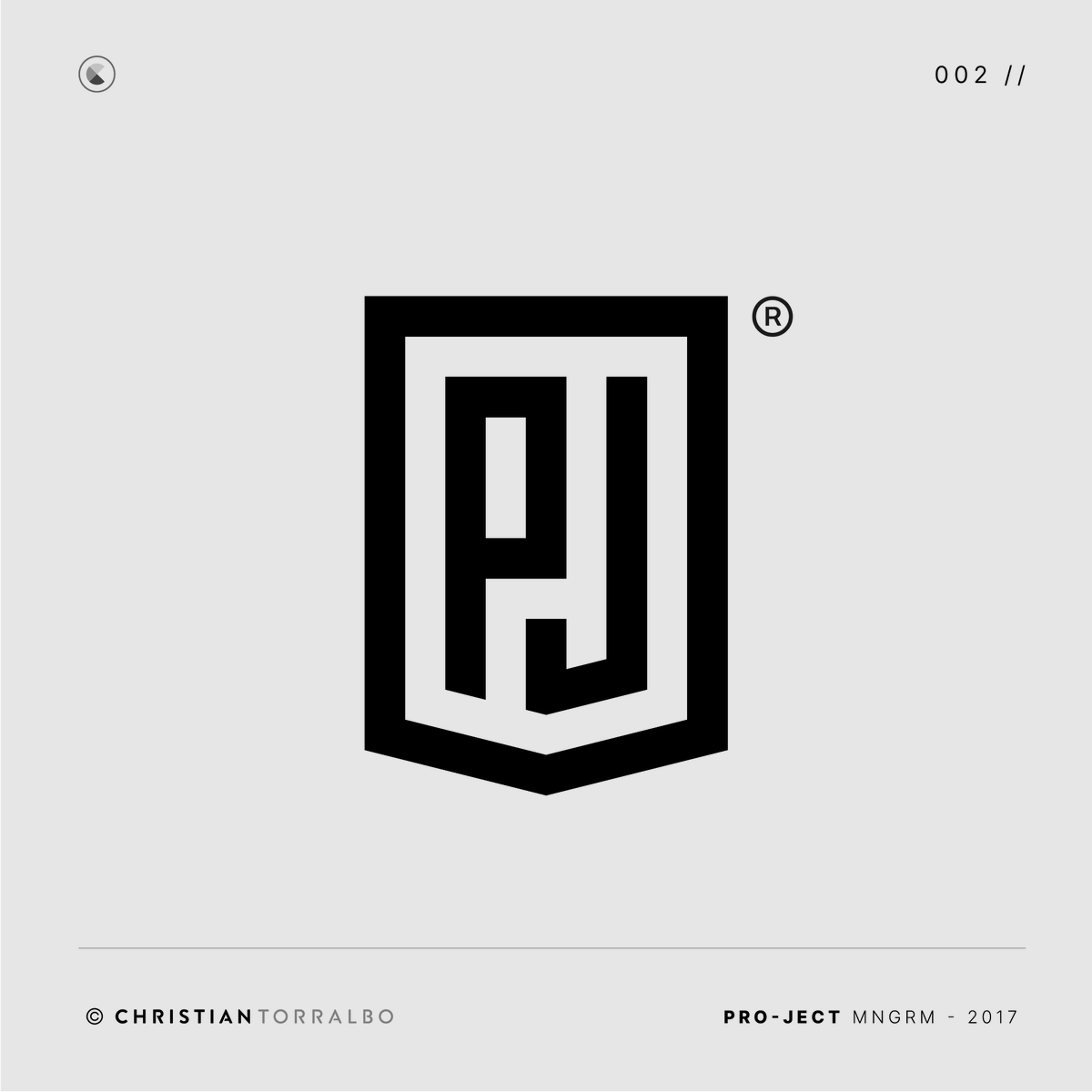 CTorralboDesign's tweet photo. Pro-Ject® Monogram 🛡️

Unused Logo. [FOR SALE: Send me a DM] Design concept made back in 2017.
Logo sin usar. [EN VENTA: Envíame un MD] Diseño hecho en 2017. https://t.co/XcAk8UDZjp