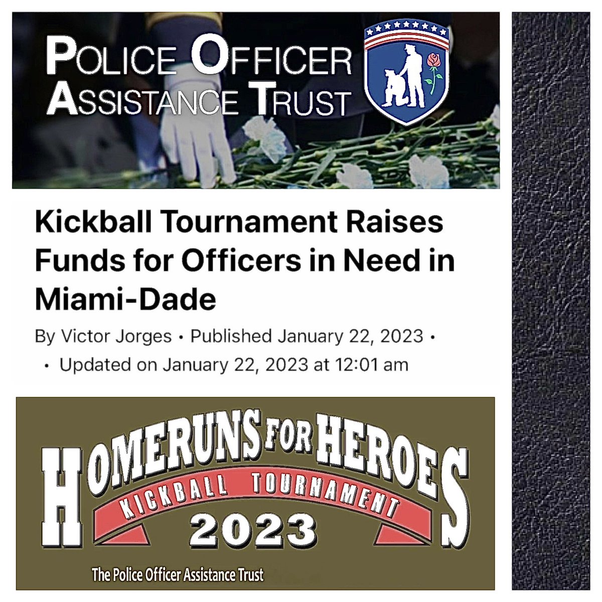 nbcmiami.com/news/local/kic… #policeofficerassistancetrust #poat #policeofficers #fireandrescue #lawenforcementofficer #lawenforcementfamily #fallenhero #fallenbutnotforgotten #officerdown #GoodCause #eventsnearme #donationswelcome #donationsappreciated #donationsaccepted #OURHEROES